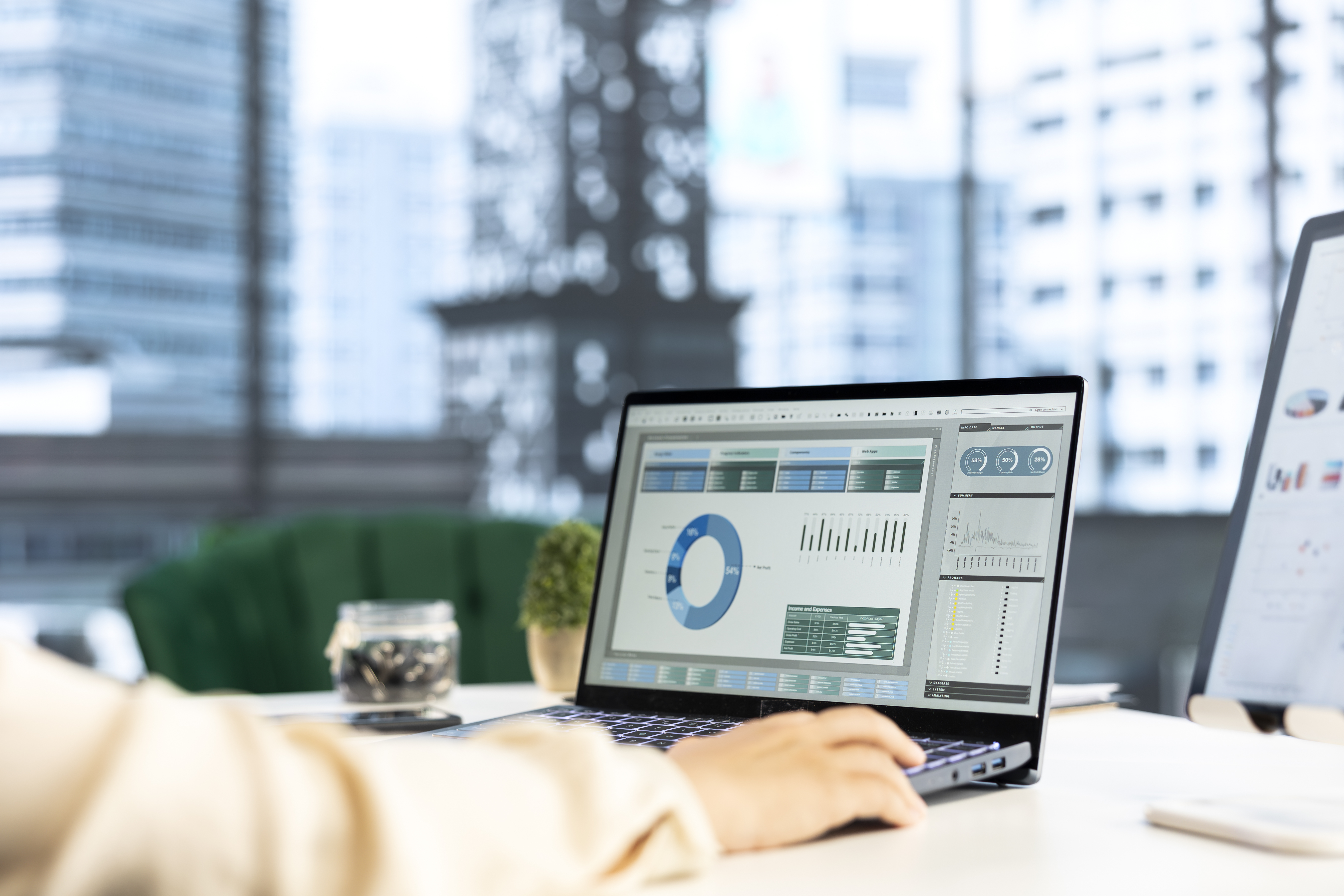 Doctor using Ciyex EHR on a laptop