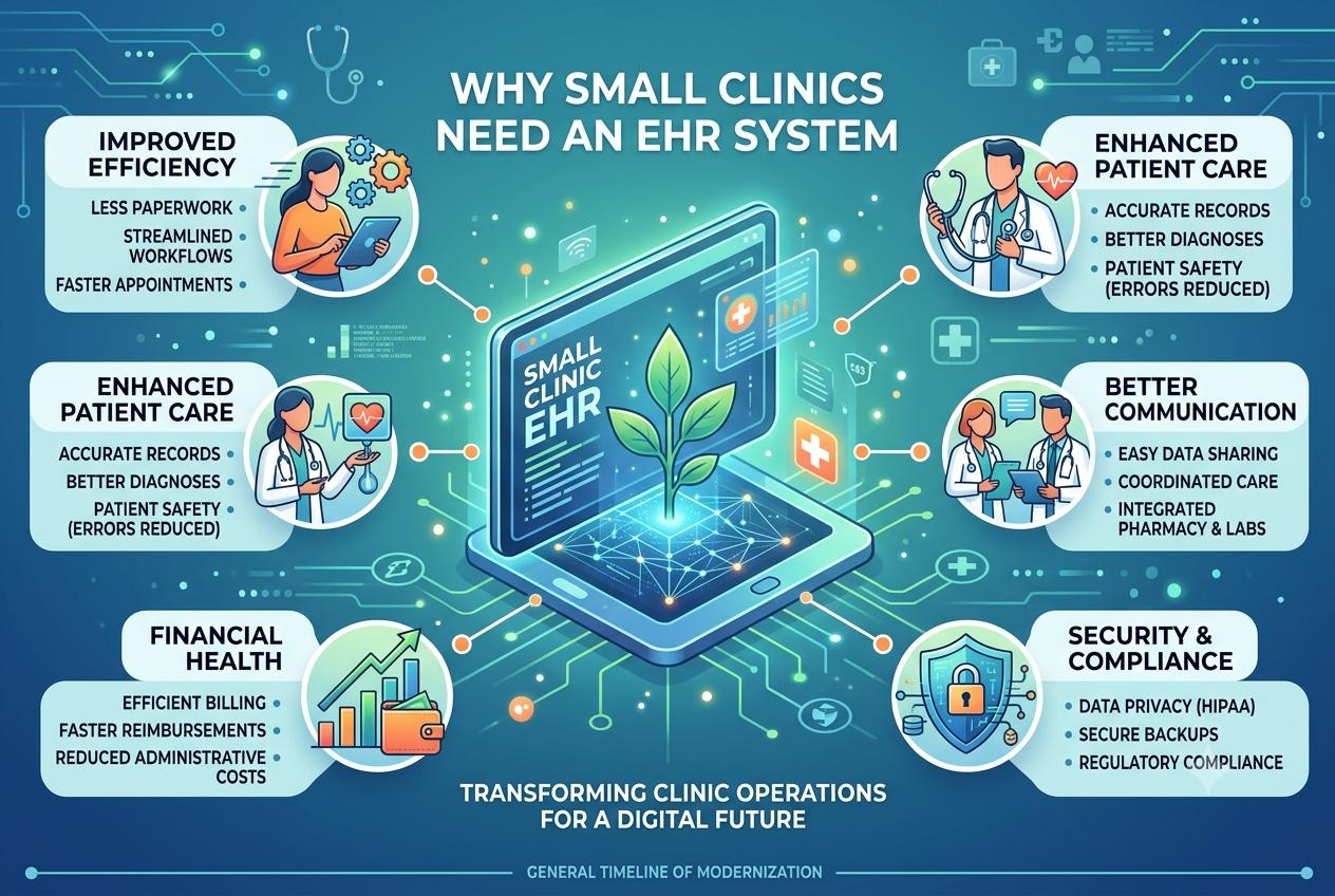 Why Small Clinics Need an EHR System
